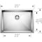 Blanco Quatrus 25 in. Undermount Single Basin Stainless Steel Kitchen Sink 443047 - alternate 3